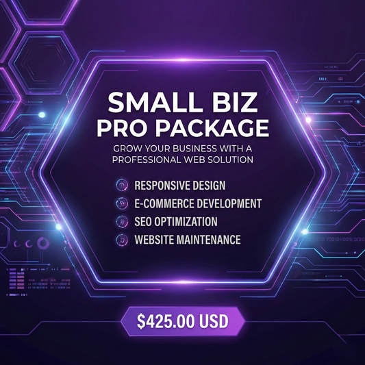 Small Biz Pro Website Package